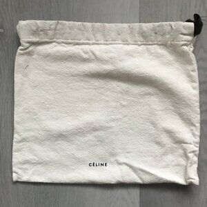 CELINE WOMENS HANDBAG DUSTBAG WHITE DUSTBAG